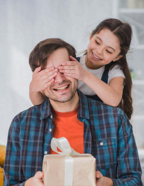 Daughter gave her father as a surprise gift 